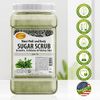 SPA REDI - Sugar Body Scrub, Green Tea, 128 Oz - Exfoliating, Moisturizing, Hydrating and Nourishing, Glow, Polish, Smooth and Fresh Skin - Body Exfoliator