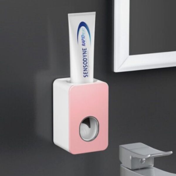 Toothpaste Dispenser Wall-Mounted Automatic Toothpaste Squeezer Holder