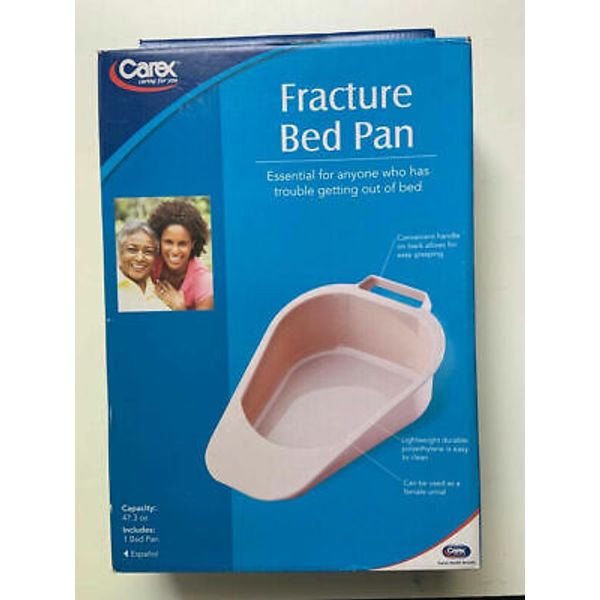 NIB Carex Reusable Fracture Bed Pan. P70500. 47.3 OZ Capacity. Brand New