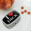 I Love Dick Heart Rectangle Pill Case Trinket Gift Box
