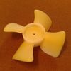 4 inch diameter Plastic Fan Blade/Propeller. 3/16 inch bore. CW Rotation.