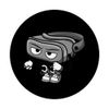 Grey VR Goggle Cute Futuristic Virtual Reality Technology PopSockets Swappable PopGrip