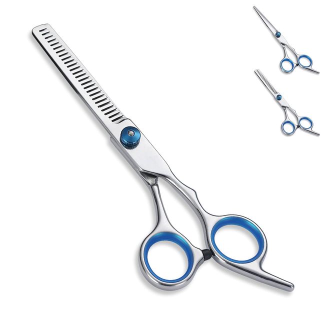 Kyraton Hair Thinning Scissors Cutting Teeth Shears, Thinning Shears for Hair Cutting, Professional Barber Hairdressing Texturizing Scissors, Premium Shears for Hair Cutting for Salon and Home.