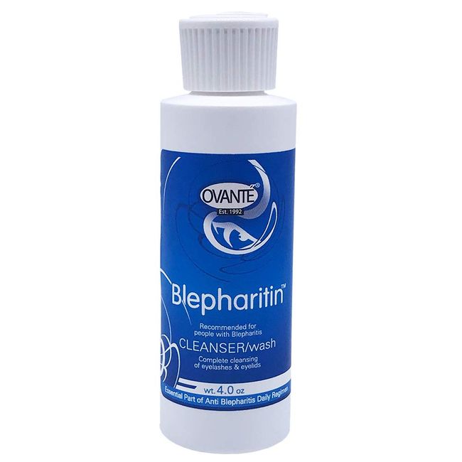 Blepharitin Anti Blepharitis Face Wash for Treatment Care of Eyelids, Eyelashes, Styes, Relief