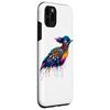 Dripping Paint Art Roadrunner Chaparral Bird Case for iPhone 11 Pro Max