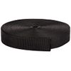 Strapworks Heavyweight Polypropylene Webbing - Heavy Duty Poly Strapping for Outdoor DIY Gear Repair, 2 Inch x 25 Yards - Black