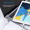 Helos Adapter OTG, USB 3.1 A Buchse/Type-C™ Stecker, Premium, dunkelgrau