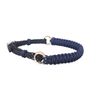 Dark Blue side pull hackamore attachment bitless bridle, horse tack