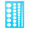 Banco Template Ruler W-60° (Oval Template 60°)