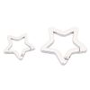 Carabiner, Stars, Large and Small Set, Includes Mount, Present, Petite Gift (Black)