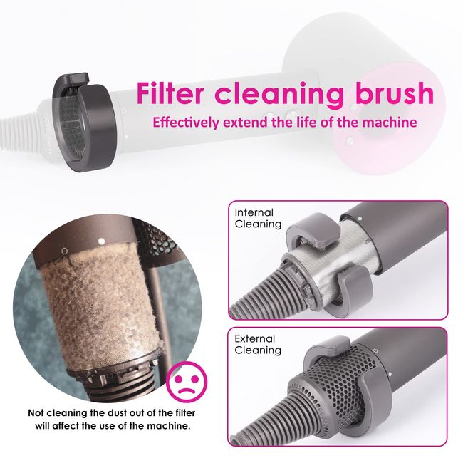 dyson supersonic hair dryer filter cleaning brush