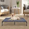 Portable Large Dog Cat Elevated Bed Camping Pet Cot Indoor/Outdoor Blue