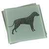 Black Ginger Dog Coasters - Heart Set of 2