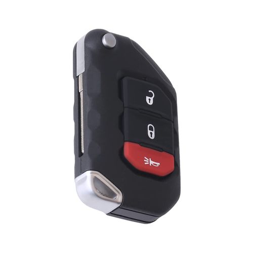 XINXUSONG 3 Button Car Key Fob Keyless Control Entry Remote OHT1130261 Vehicles Replacement Compatible with Wrangler 2018 - 2020