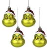 sarcia.eu Der Grinch Weihnachtskugelset, Christbaumschmuck, Kunststoff 4 Stück Einheitsgröße