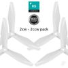 Master Airscrew 6x4.5 RS 3-Blade FPV RC Drone Propeller Props Set - White
