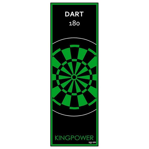 Kingpower Dart Carpet Mat Steel Dart Accessories Green Darts Dartboard Dart Carpet Target Oche Darts Throw Line Protection Rubber Floor Dartboard 237 x 80 cm