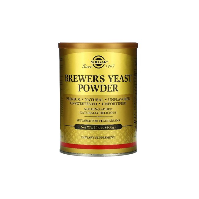 Solgar Brewer's Yeast Powder 400g Solgar Brewer's Yeast Set of 2