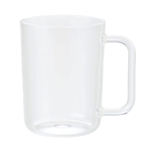 MUJI 82925975 Acrylic Cup with Hand, Diameter 2.6 x Height 3.3 inches (65 x 85 mm), Clear