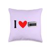 I Love Microwave Ovens Throw Pillow
