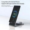 Wireless Charging Station Compact Sleek and Modern Design with 15 Watts Fast Cha