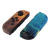 eXtremeRate Gold Star Universe Patterned Soft Touch Grip Joy con Handheld Controller Housing with Full Set Buttons, DIY Replacement Shell Case for Nintendo Switch Joycon & Switch OLED Joy con