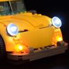 LightGo LED Lighting Kit Designed for Lego Transformers 10338 Bumblebee Light up Set - Not Include Model (Remote Version)