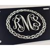Custom Personalized Celtic Frame Monogram License Plate Vanity Car Tag