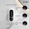 NGP Liquid Hand Soap Dispenser Wall Mounted Touchless Waterproof  450ml (White)