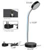 360° Adjustable Flexible Gooseneck Eye-Caring Desk Light With Switch For Reading