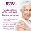NOW Foods Solutions, Glucosamine, MSM and Arnica Liposome Lotion, For Joint Areas, Liposome Technology for Enhanced Absorption, 8-Ounce