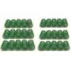 30 Count Diameter 1.4" Self Grip Non Slip Hair rollers for Medium Soft Curls darkGreen