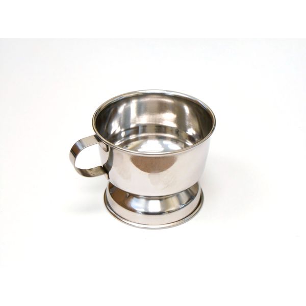 Quality Chrome Finish Shaving Bowl. For Shaving Cream / Soap