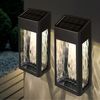 Classy Caps Black Aluminum Lancaster Deck & Wall Light - 2 pk