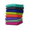 ZUPERIA Zigzag Wash Cloth -8 Pack -12" x 12"- Highly Absorbent Soft Washcloths for Face, Gym Towels, Hotel Spa Quality, Reusable Multipurpose Towels (Assorted)