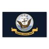 Magnet, USN Flag, United States Navy, 7" x 4"