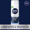 NIVEA Men Sensitive Shaving Gel - Protects Sensitive Skin From Shave Irritation - 7 oz. Can