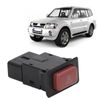 Raguso Emergency Light Switch Push Button Mb652291 High Sensitivity Hazard Warning Lamp Switch 1 Emergency Flasher Warning Switch for Car