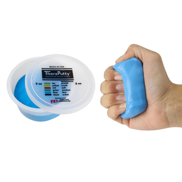Cando TheraPutty - Therapeutic modelling clay - 2 oz - blue (strong)