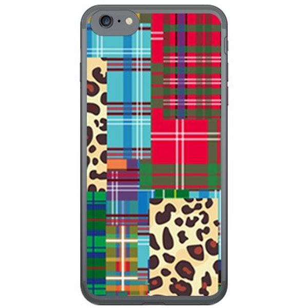 [For iPhone 7/Apple] SECOND SKIN Smartphone Case Patchwork (Soft TPU Clear) Design by ROTM 3APIP7-TPCL-702-J136