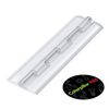 Caterpillar Red Acrylic Hinge 150mm CLEAR, Continous Acrylic Piano Hinges,