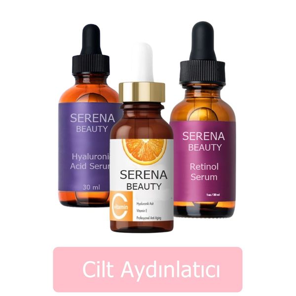 Retinol & Vitamin C & Hyaluronic Acid Konsantre Kit & Ultra Etkili