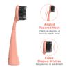 Replacement Toothbrush Heads with Covers for Burst (10 Count, Rose Gold)