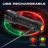 EverBrite LED Tactical Flashlight Rechargeable High Lumens with Lanyard & Clip