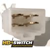 HD Switch Starter Ignition Key Switch Replaces Kubota 66101-55200 66101-55202 w/ 4 Keys & Free Carabiner - Fits G1700, G1800, G1900, G2000, G2160, G2460