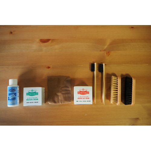M. Mowbray 4029 Men's Shoe Care Kit, St George Set, Neutral, Free, neutral