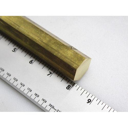 1" C360 Brass HEX BAR 8" Long New Lathe Bar Stock 1.00" Flat to Flat 1/2 Hard 2.13 Lbs.