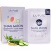 Korean Snail Mucin Mask – Cruelty-Free – 10 Hydrating Sheet Masks | Sheet Mask Pack for Signs of Aging, Aid Skin Repair & Hydration – Pure Snail Mask for Face with Collagen & Hyaluronic Acid