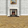 MyTinyWorld Dolls House Miniature Old Painted Exterior Brick Pattern Cladding