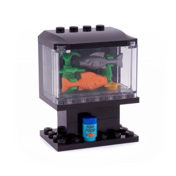 Fish Tank | Instructions Included | Made with Genuine LEGO Bricks